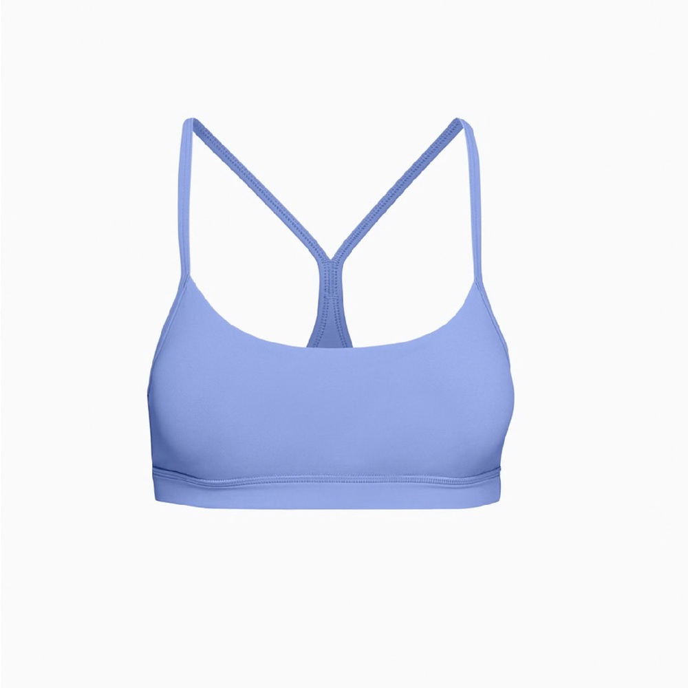 Aritzia TNA Blue Sports Bra Seamless Racerback